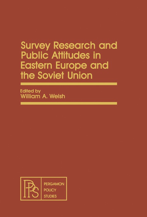 Cover image for book Survey Research and Public Attitudes in Eastern Europe and the Soviet Union