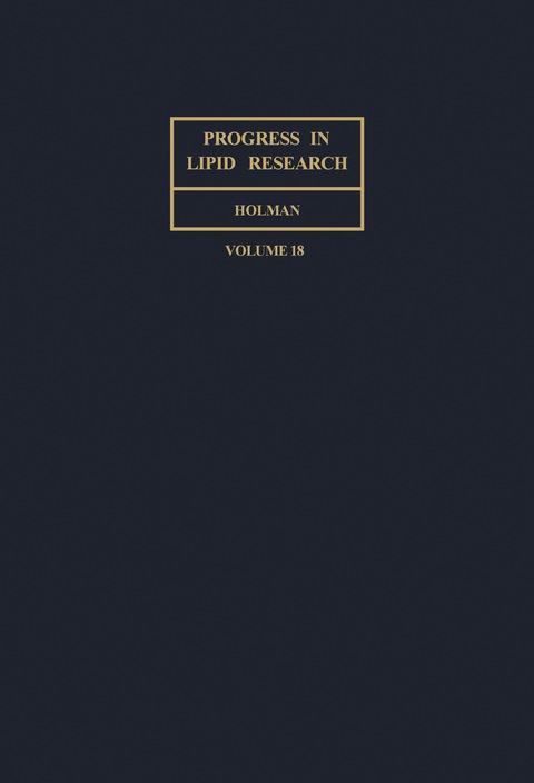 Cover image for book Progress in Lipid Research