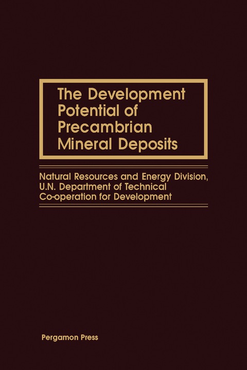 Cover image for book The Development Potential of Precambrian Mineral Deposits
