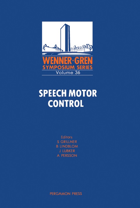 Cover image for book Speech Motor Control