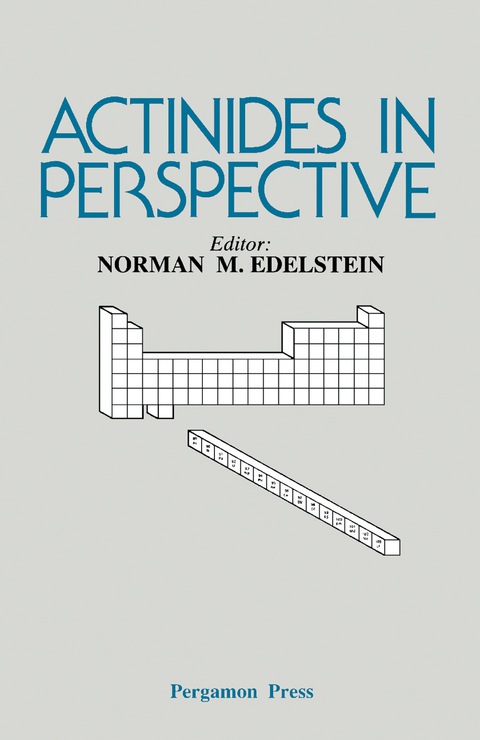 Cover image for book Actinides in Perspective