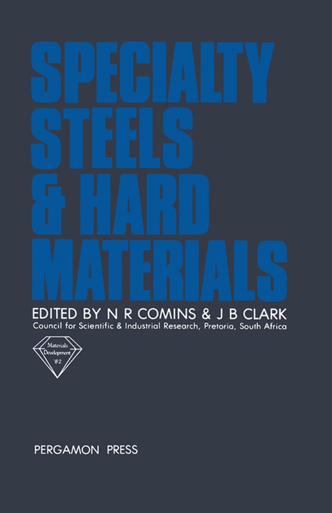 Cover image for book Specialty Steels and Hard Materials