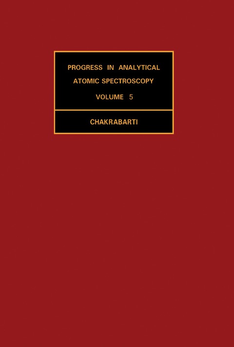 Cover image for book Progress in Analytical Atomic Spectroscopy