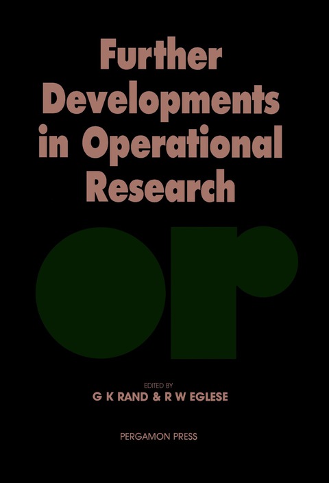 Cover image for book Further Developments in Operational Research