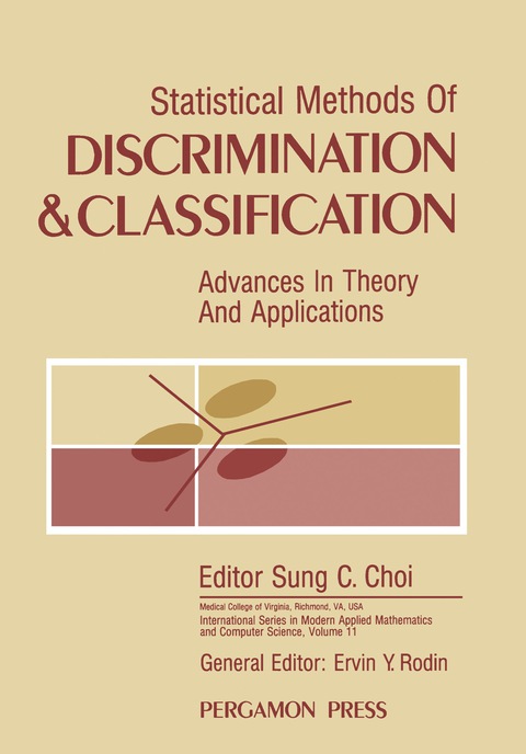 Cover image for book Statistical Methods of Discrimination and Classification