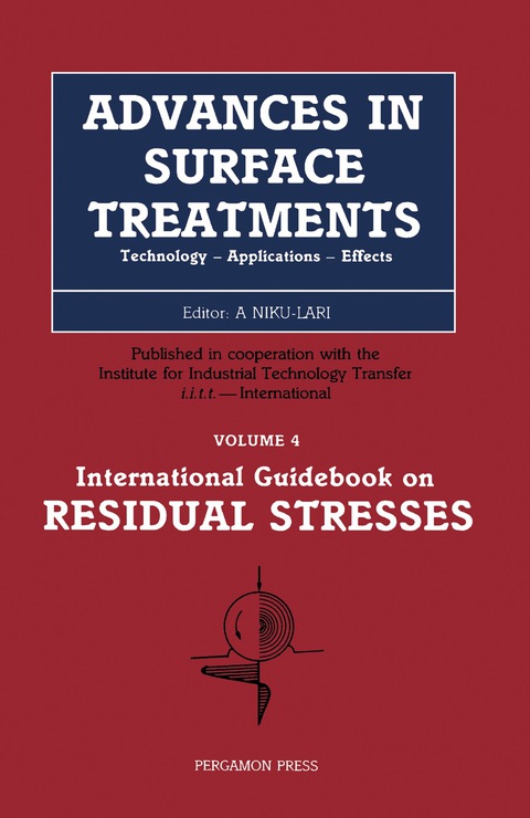 Cover image for book Residual Stresses