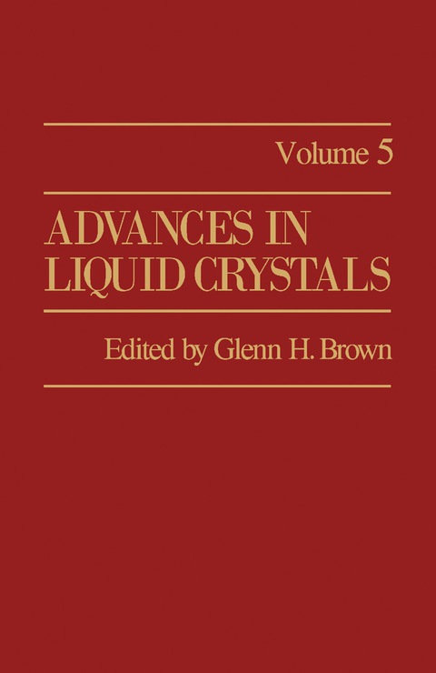 Cover image for book Advances in Liquid Crystals