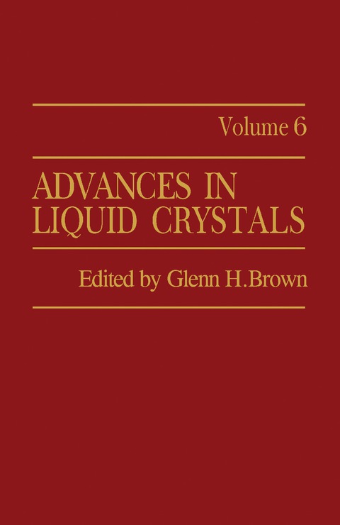 Cover image for book Advances in Liquid Crystals