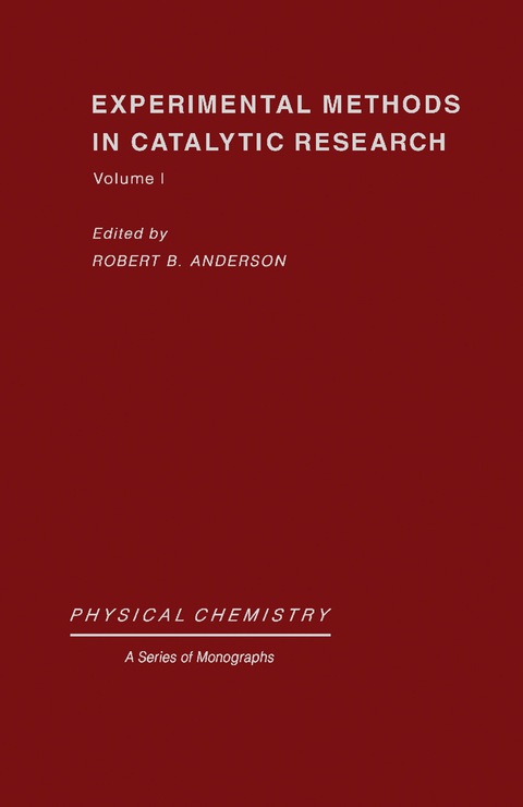 Cover image for book Experimental Methods in Catalytic Research