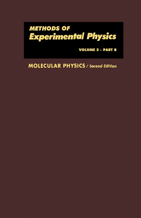 Cover image for book Molecular Physics