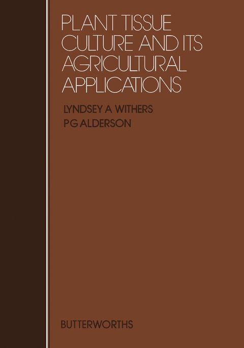 Cover image for book Plant Tissue Culture and Its Agricultural Applications