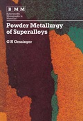 Powder Metallurgy Of Superalloys
