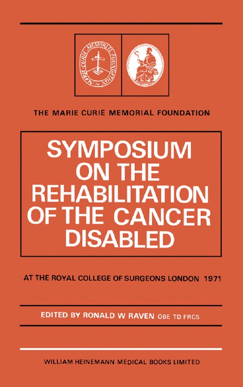 Cover image for book Symposium on the Rehabilitation of the Cancer Disabled