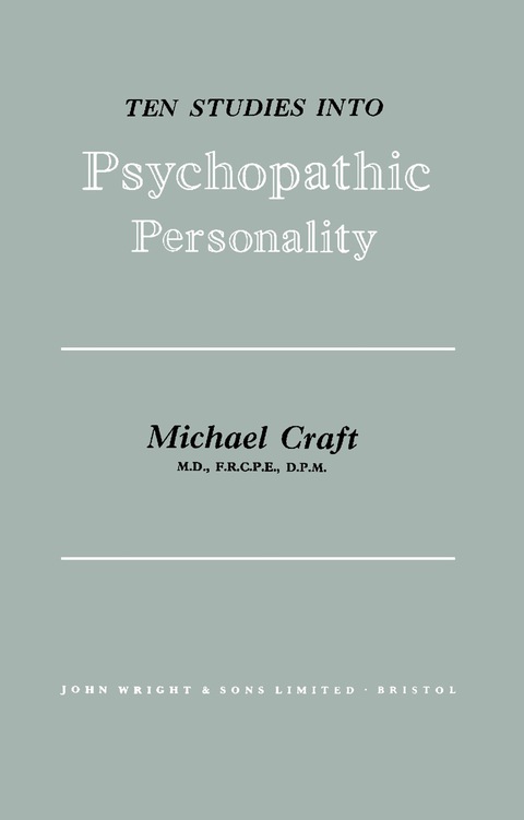 Cover image for book Ten Studies Into Psychopathic Personality