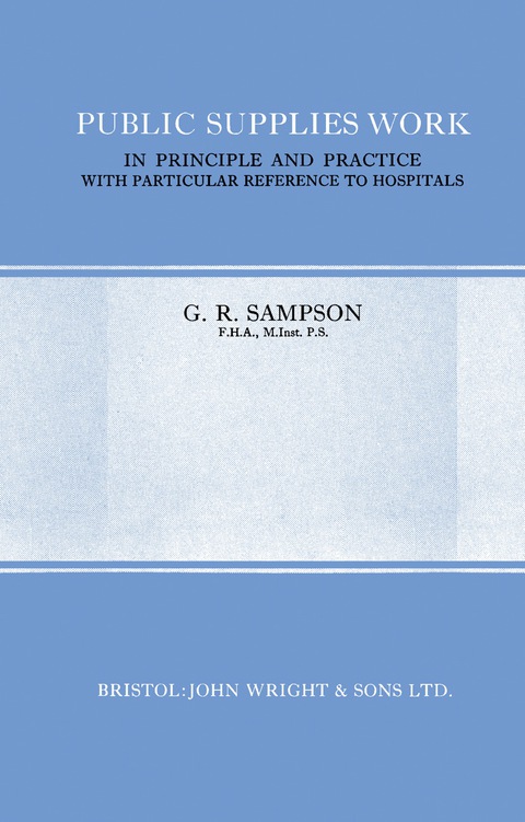 Cover image for book Public Supplies Work