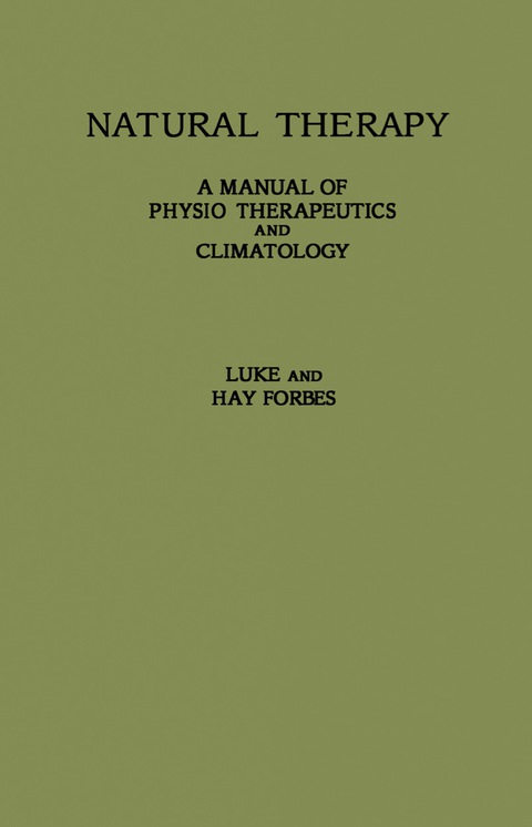 Cover image for book Natural Therapy