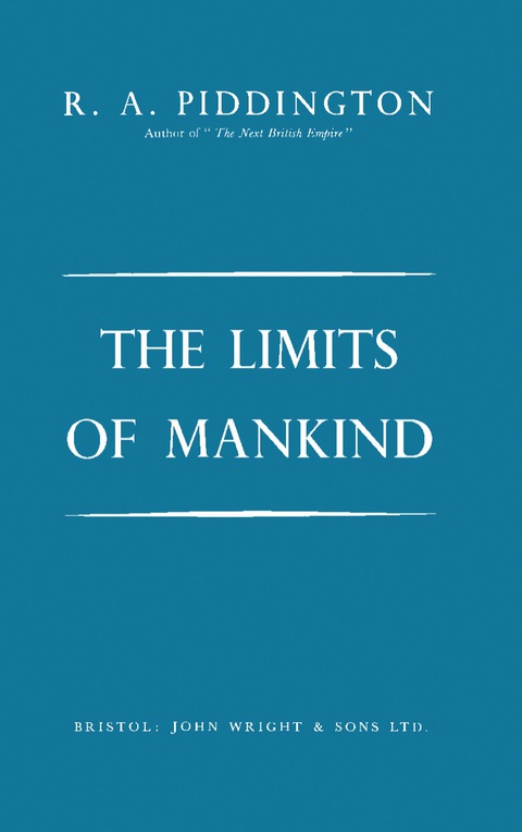 Cover image for book The Limits of Mankind
