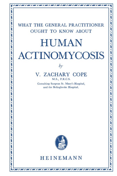 Cover image for book Human Actinomycosis