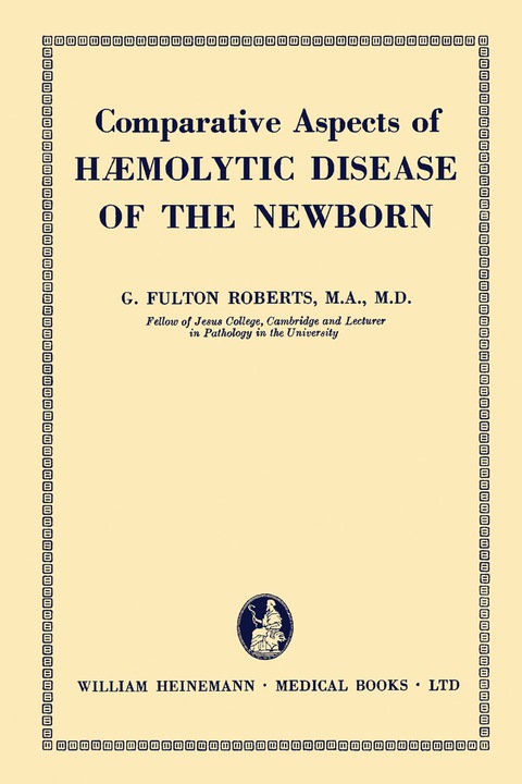 Cover image for book Comparative Aspects of Haemolytic Disease of the Newborn