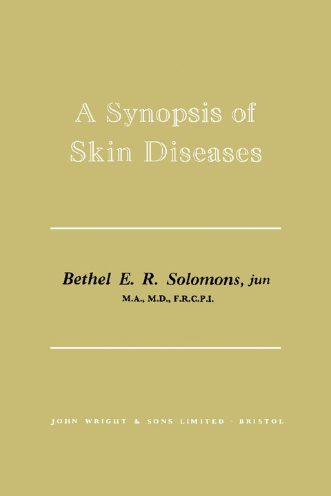 Cover image for book A Synopsis of Skin Diseases