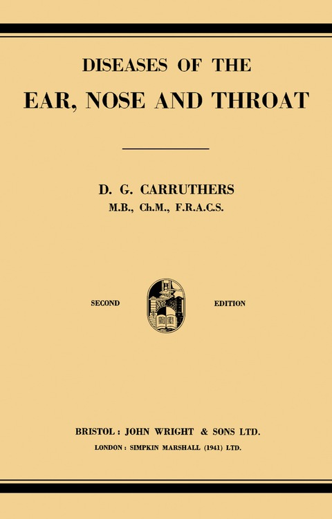Cover image for book Diseases of the Ear, Nose, and Throat