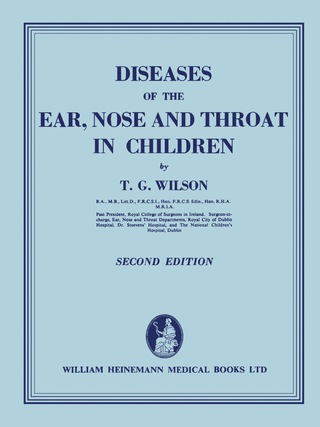 Diseases of the Ear, Nose, and Throat in Children