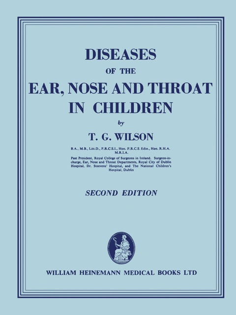 Cover image for book Diseases of the Ear, Nose, and Throat in Children