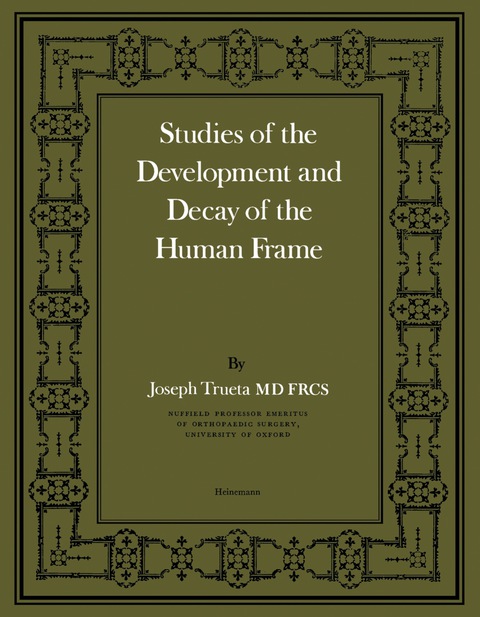 Cover image for book Studies of the Development and Decay of the Human Frame