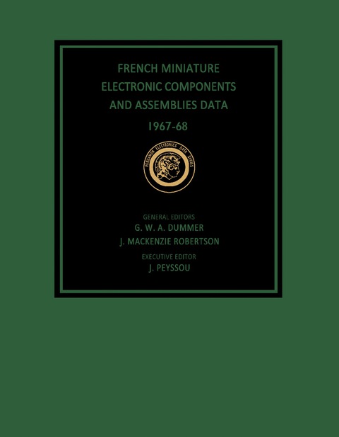 Cover image for book French Miniature Electronic Components and Assemblies Data 1967-68