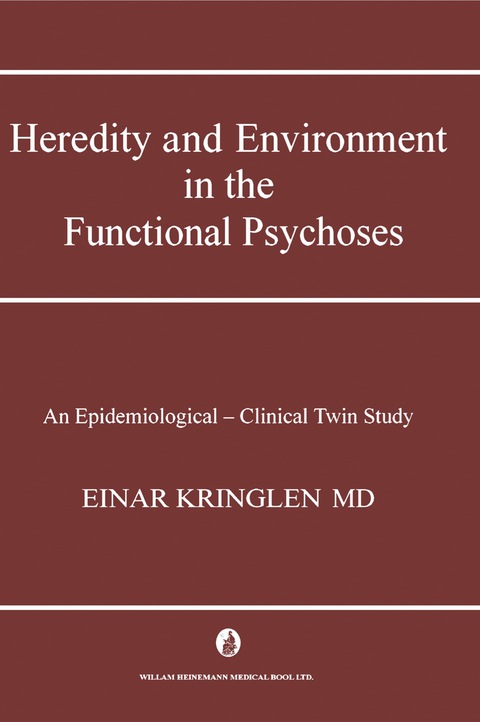 Cover image for book Heredity and Environment in the Functional Psychoses