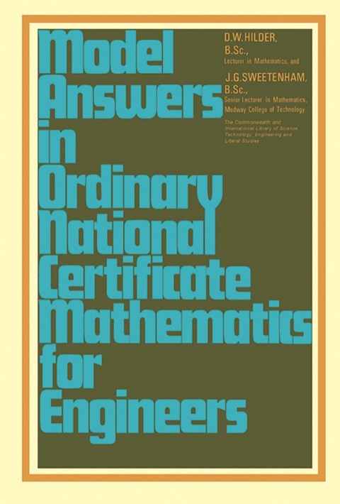 Cover image for book Model Answers in Ordinary National Certificate Mathematics for Engineers