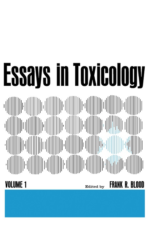Cover image for book Essays in Toxicology
