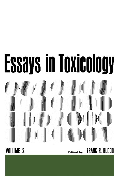 Cover image for book Essays in Toxicology