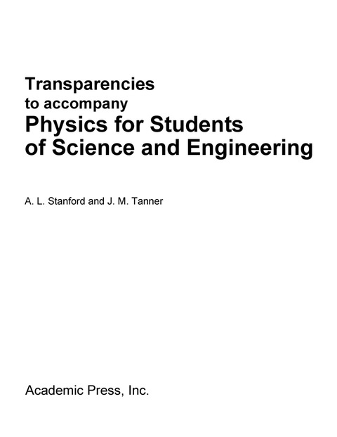Cover image for book Physics for Students of Science and Engineering