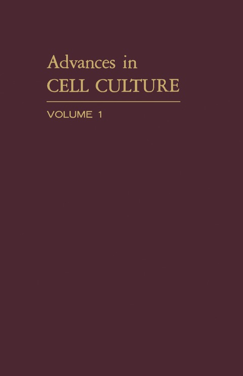 Cover image for book Advances in Cell Culture