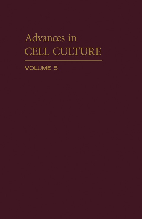Cover image for book Advances in Cell Culture