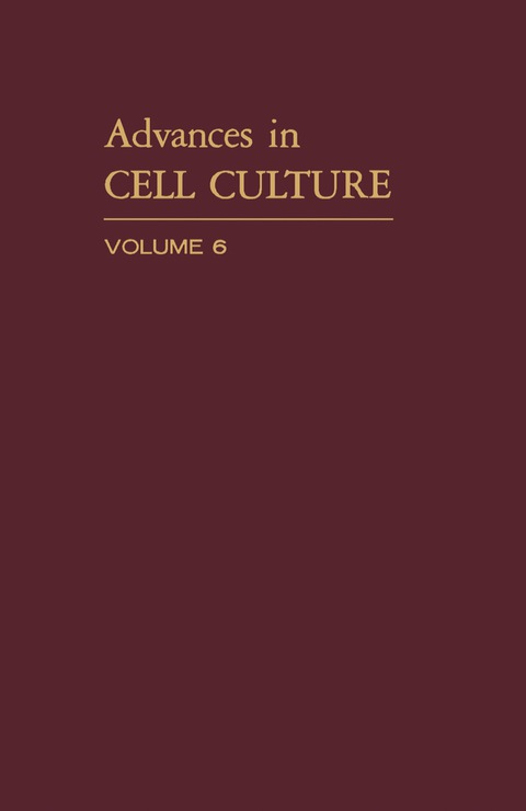 Cover image for book Advances in Cell Culture