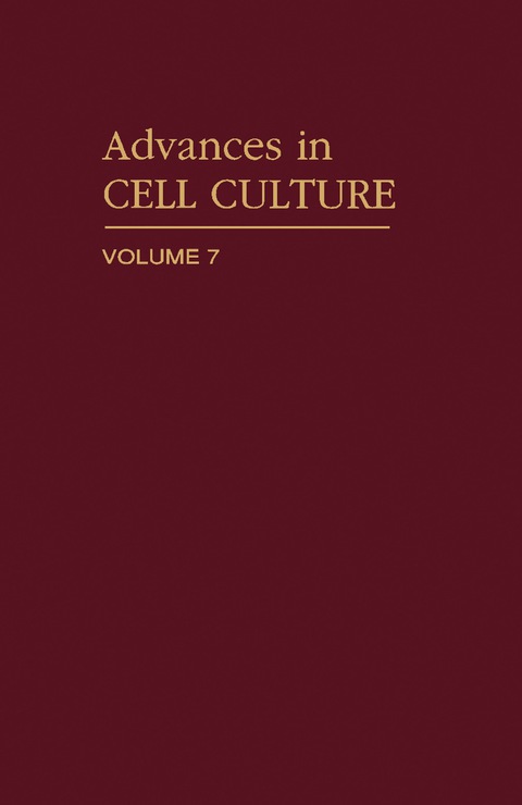 Cover image for book Advances in Cell Culture