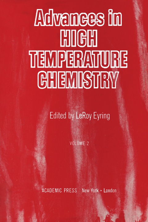 Cover image for book Advances in High Temperature Chemistry