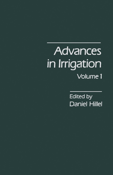 Cover image for book Advances in Irrigation