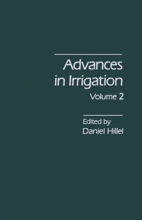 Cover image for book Advances in Irrigation