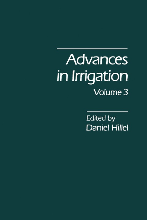 Cover image for book Advances in Irrigation