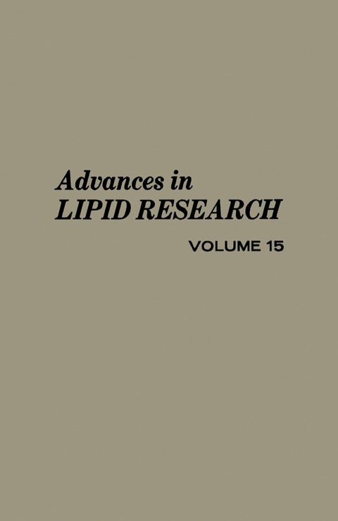 Cover image for book Advances in Lipid Research