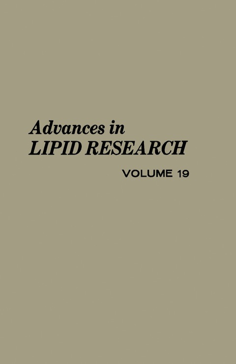 Cover image for book Advances in Lipid Research