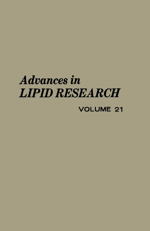 Cover image for book Advances in Lipid Research