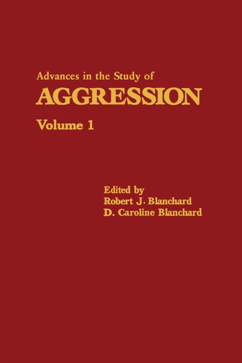 Cover image for book Advances in the Study of Aggression