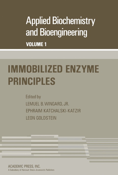Cover image for book Immobilized Enzyme Principles