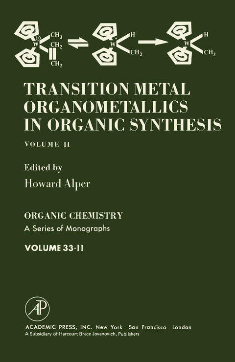 Cover image for book Transition Metal Organometallics in Organic Synthesis