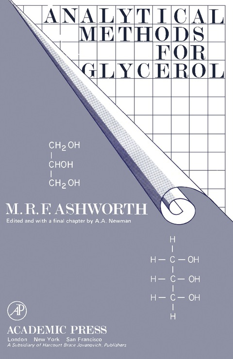 Cover image for book Analytical Methods for Glycerol