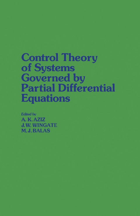 Cover image for book Control Theory of Systems Governed by Partial Differential Equations